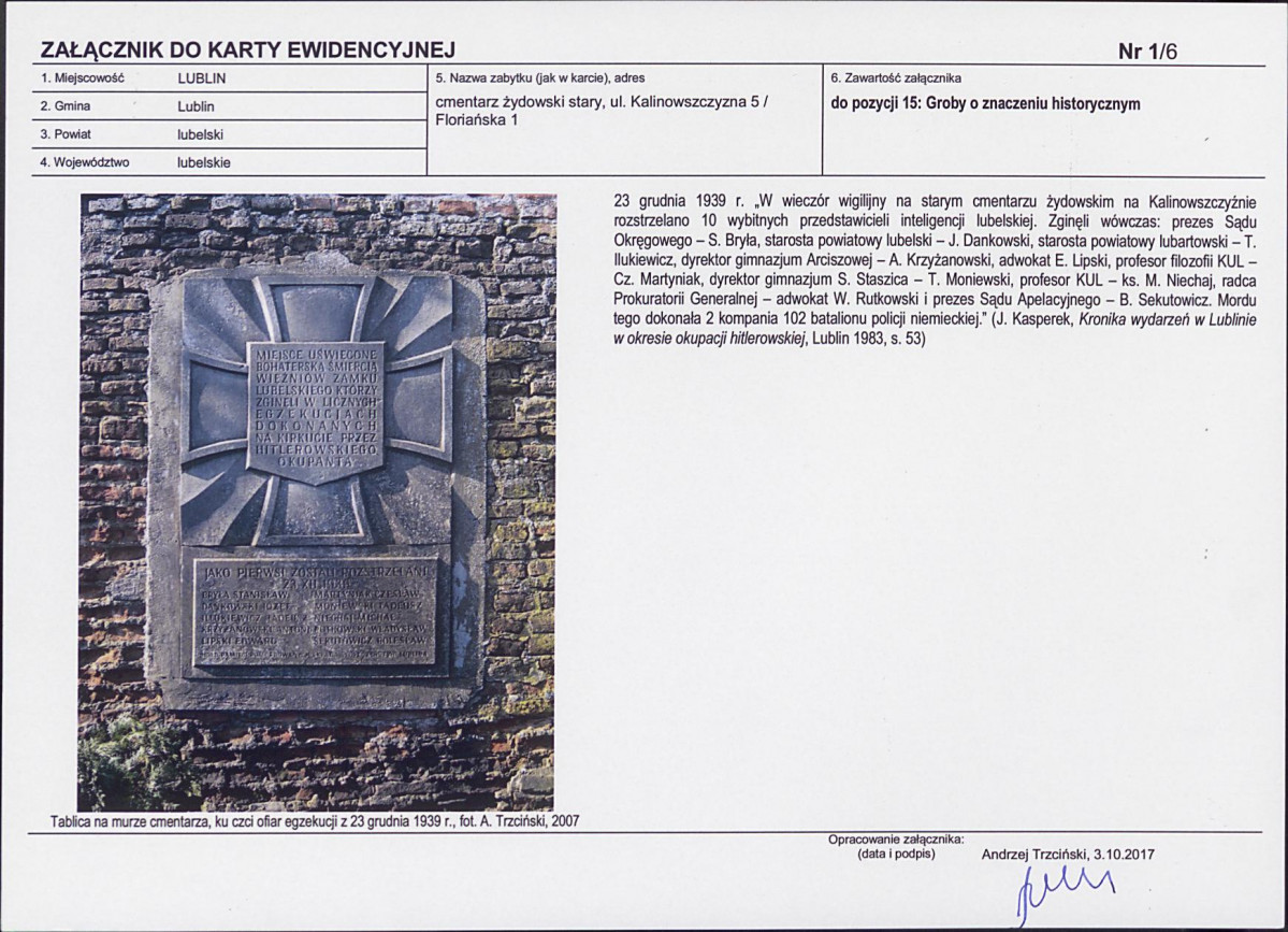 Karta cmentarza, skan nr 10
