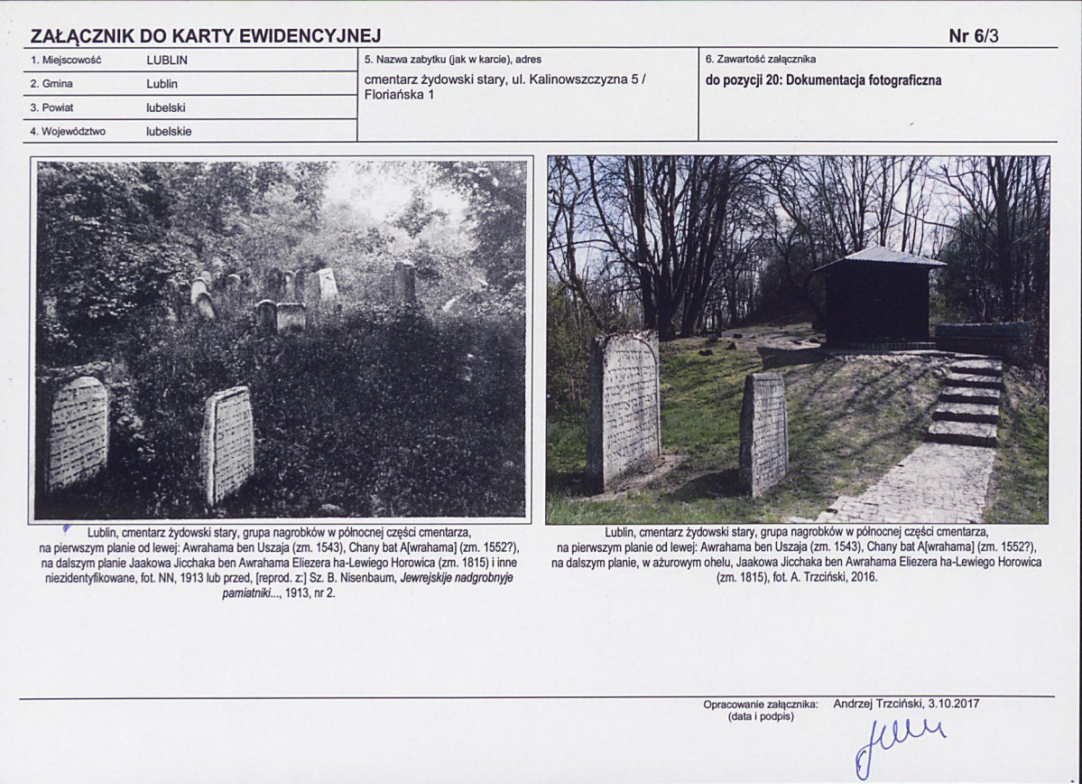 Karta cmentarza, skan nr 22