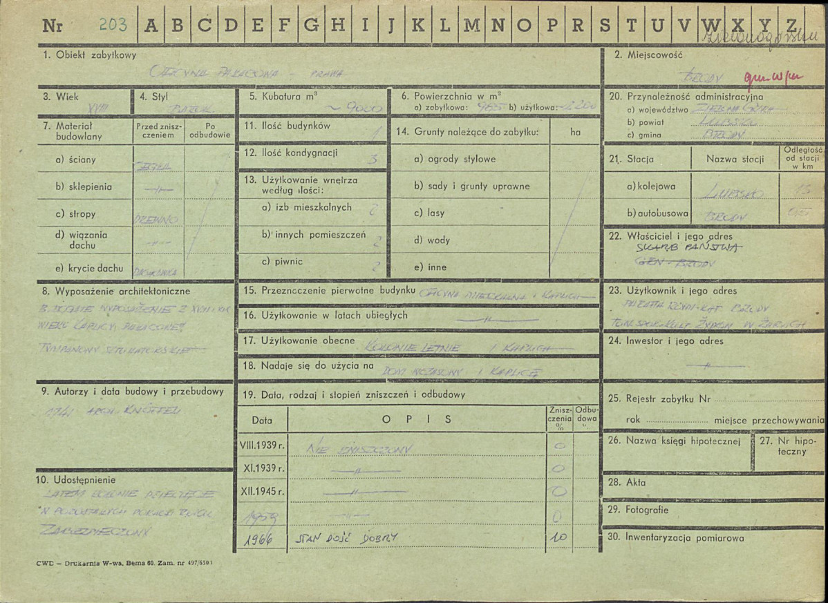 Karta zielona, skan nr 1