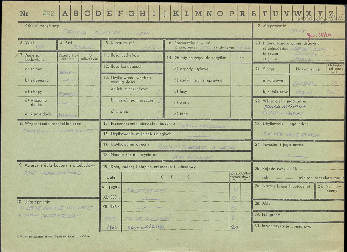 Karta zielona, skan nr 1