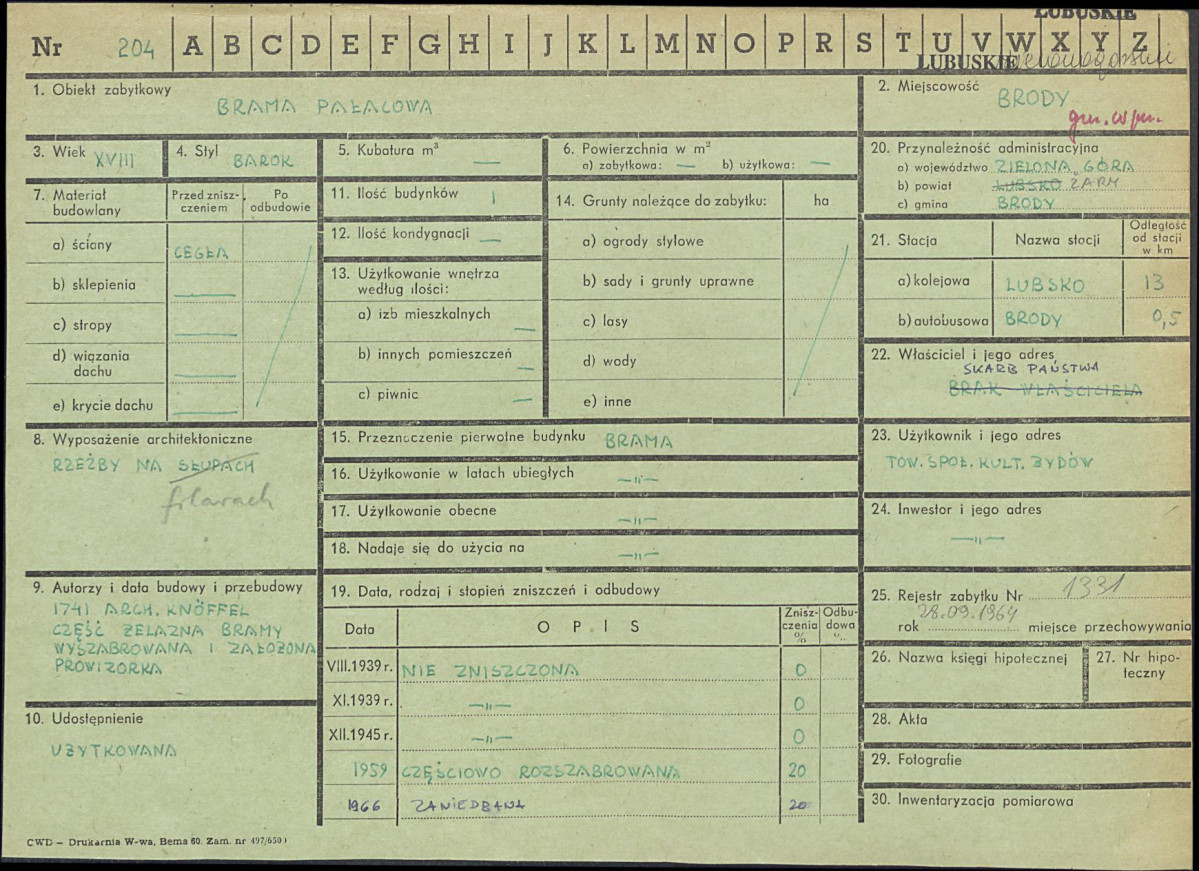 Karta zielona, skan nr 1
