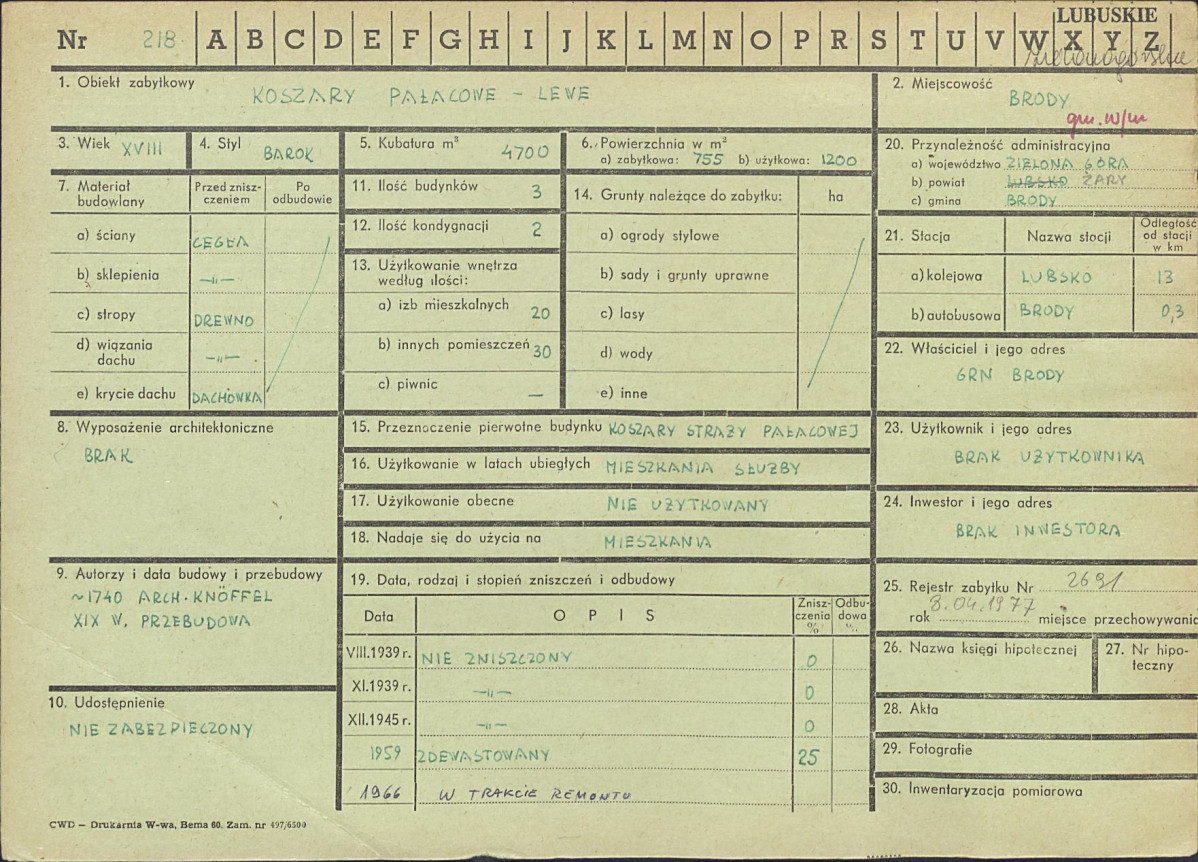 Karta zielona, skan nr 1