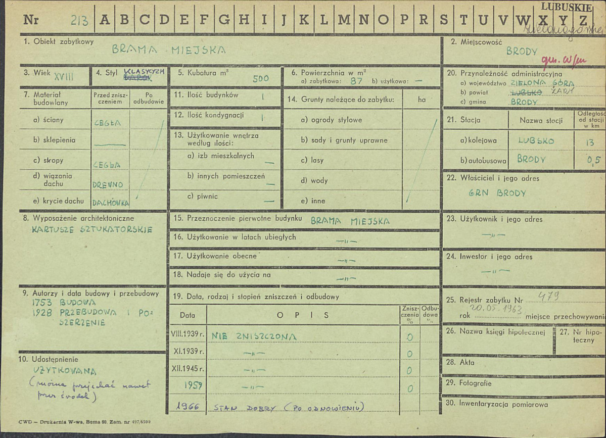 Karta zielona, skan nr 1
