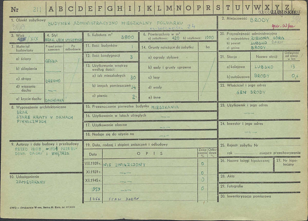 Karta zielona, skan nr 1