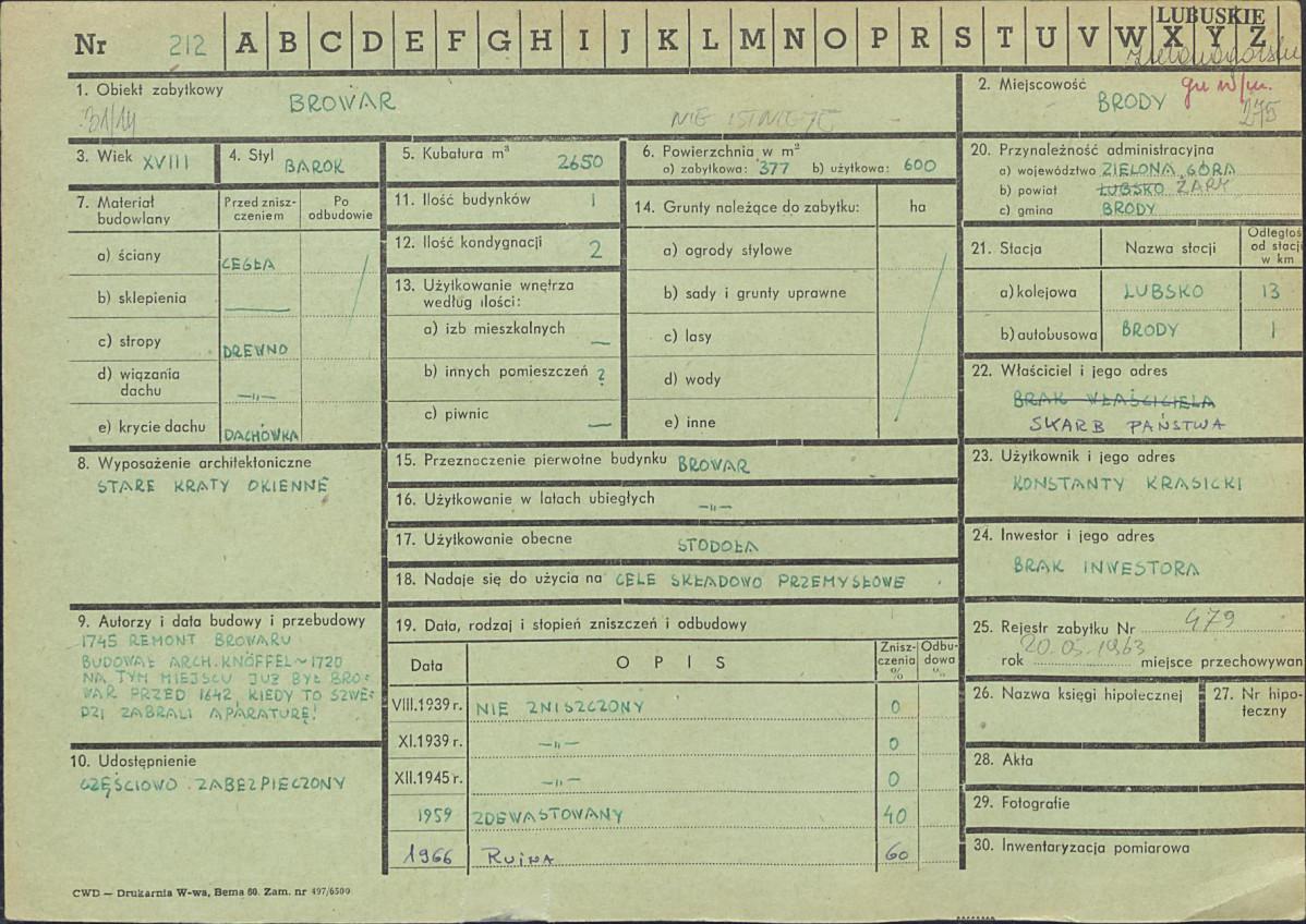 Karta zielona, skan nr 1