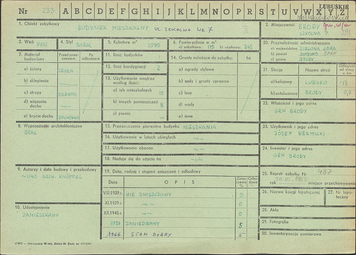 Karta zielona, skan nr 1