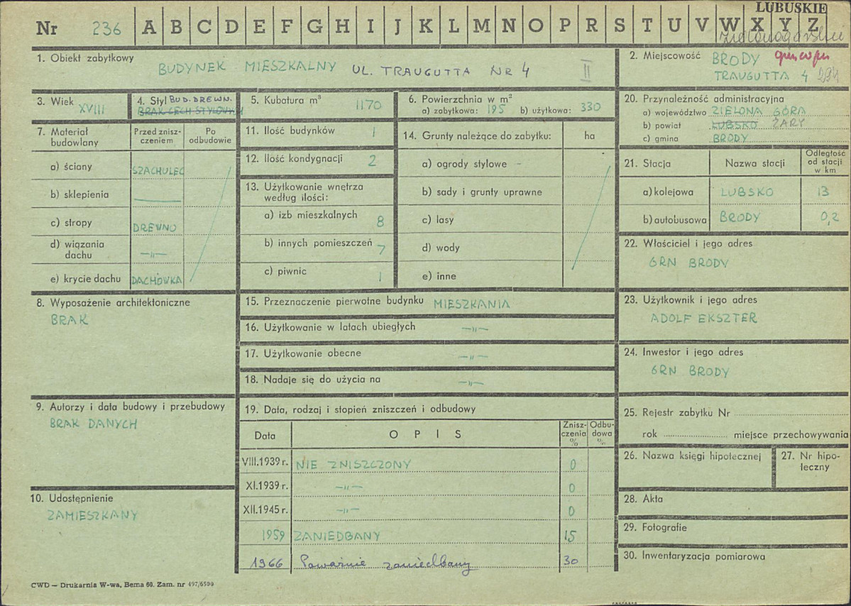 Karta zielona, skan nr 1
