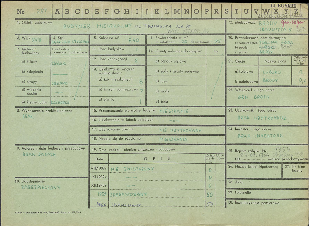 Karta zielona, skan nr 1