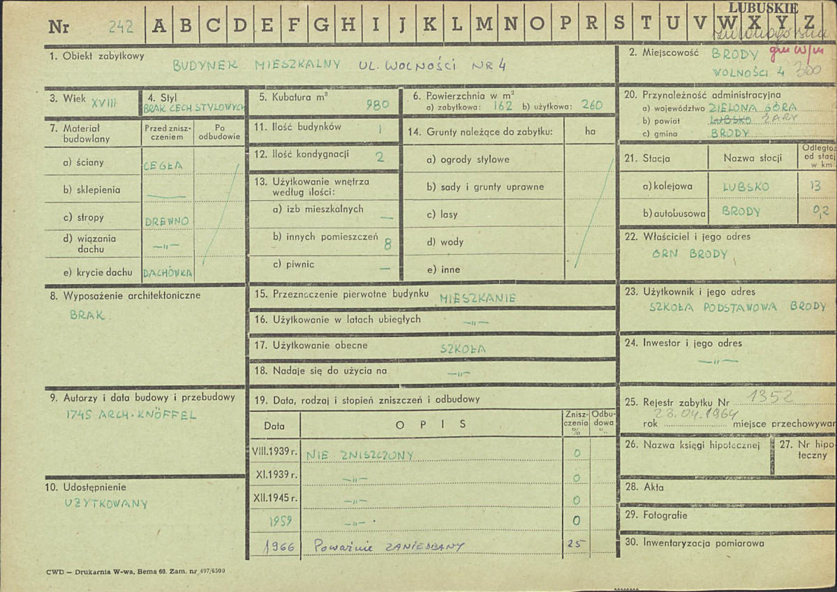 Karta zielona, skan nr 1
