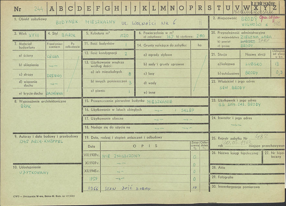 Karta zielona, skan nr 1