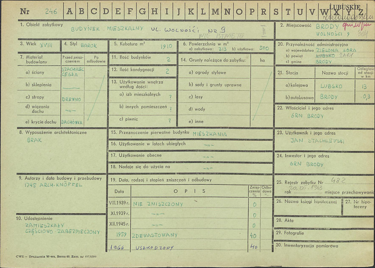 Karta zielona, skan nr 1