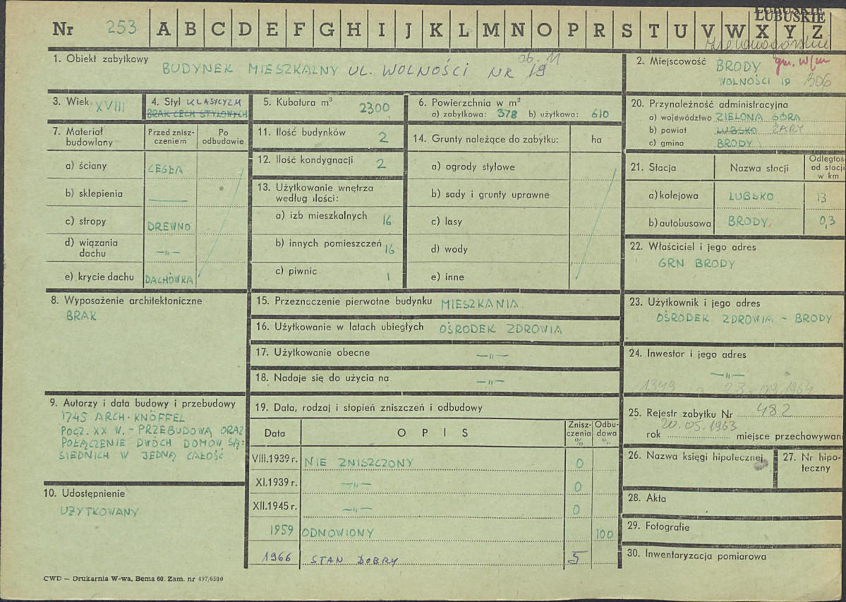 Karta zielona, skan nr 1