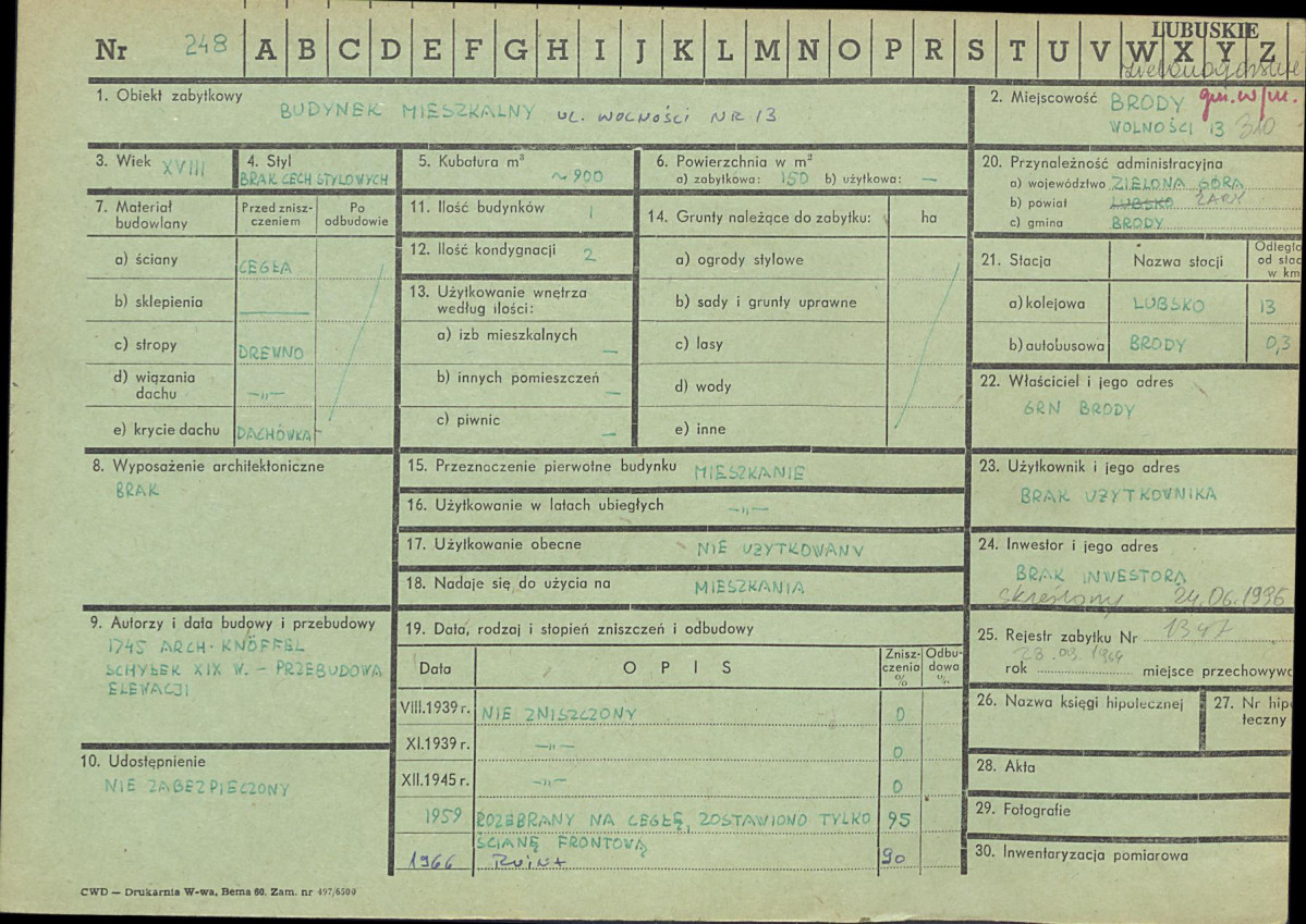 Karta zielona, skan nr 1