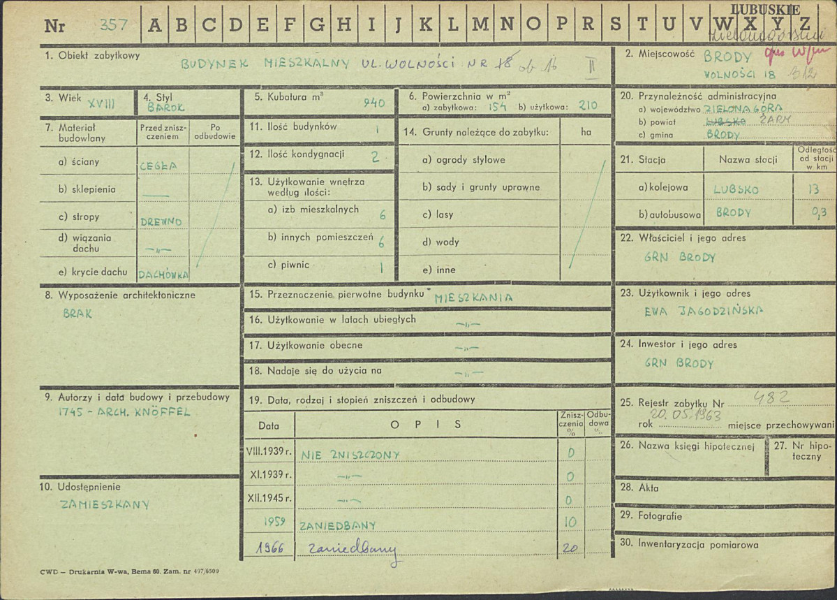 Karta zielona, skan nr 1