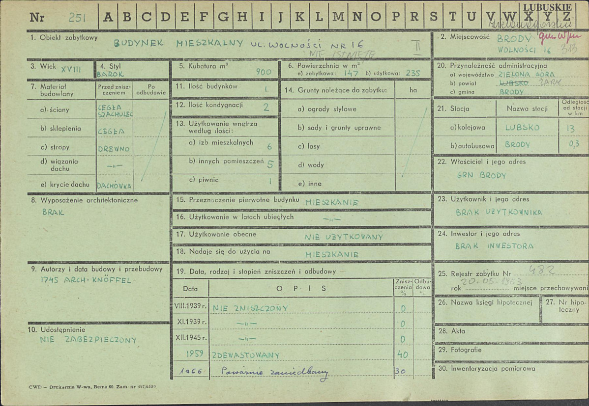 Karta zielona, skan nr 1