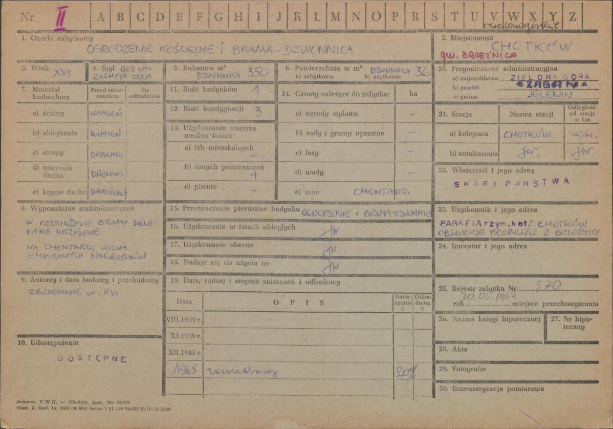 Karta zielona, skan nr 1