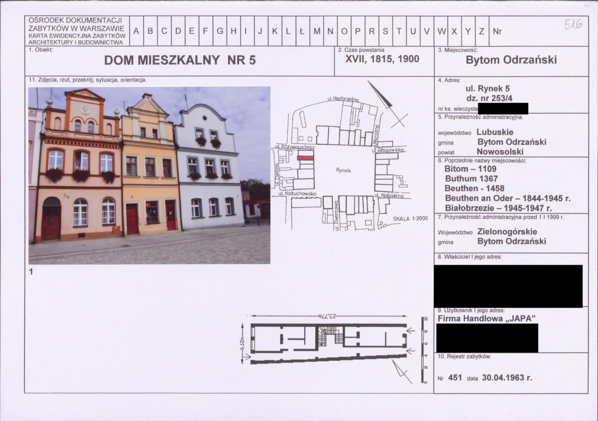 KB - Karta biała, skan nr 1