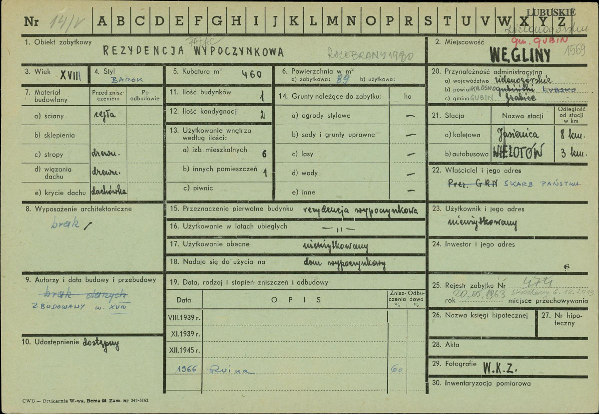 Karta zielona, skan nr 1
