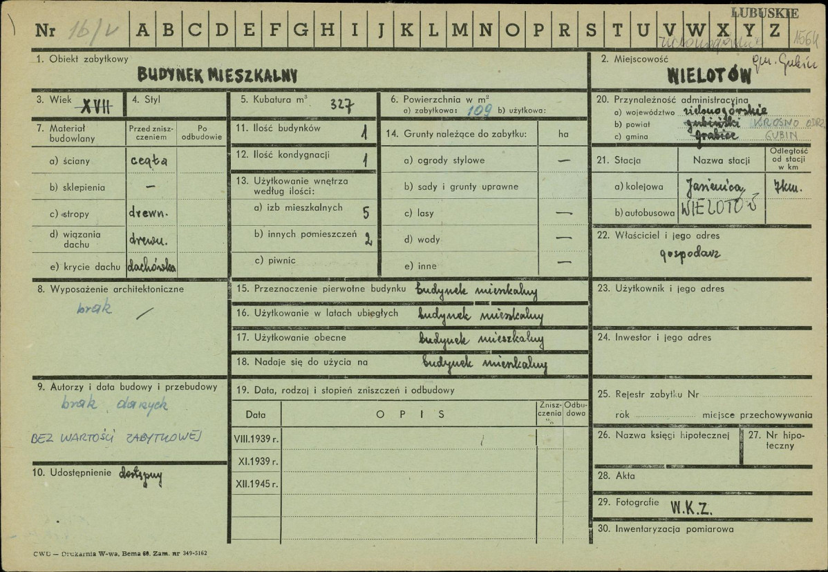 Karta zielona, skan nr 1