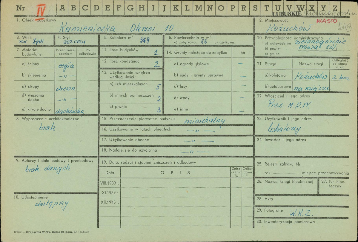 Karta zielona, skan nr 1