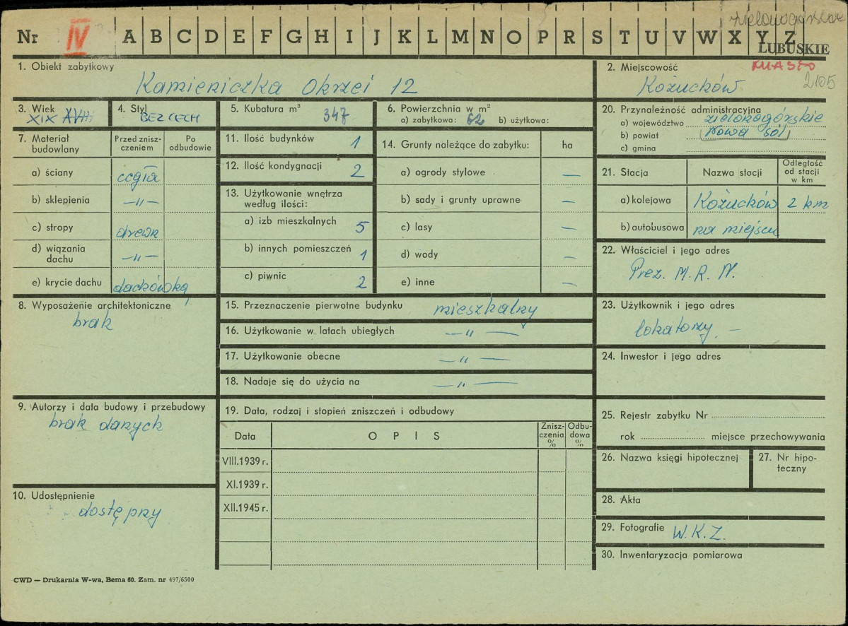 Karta zielona, skan nr 1