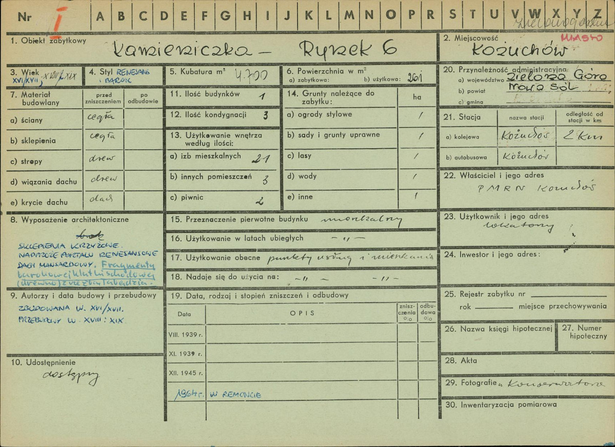 Karta zielona, skan nr 1