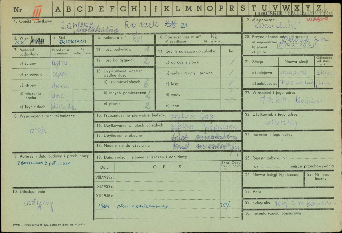 Karta zielona, skan nr 3