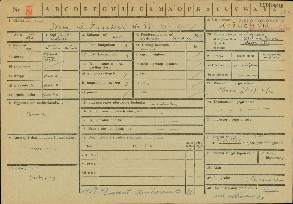 Karta zielona, skan nr 1