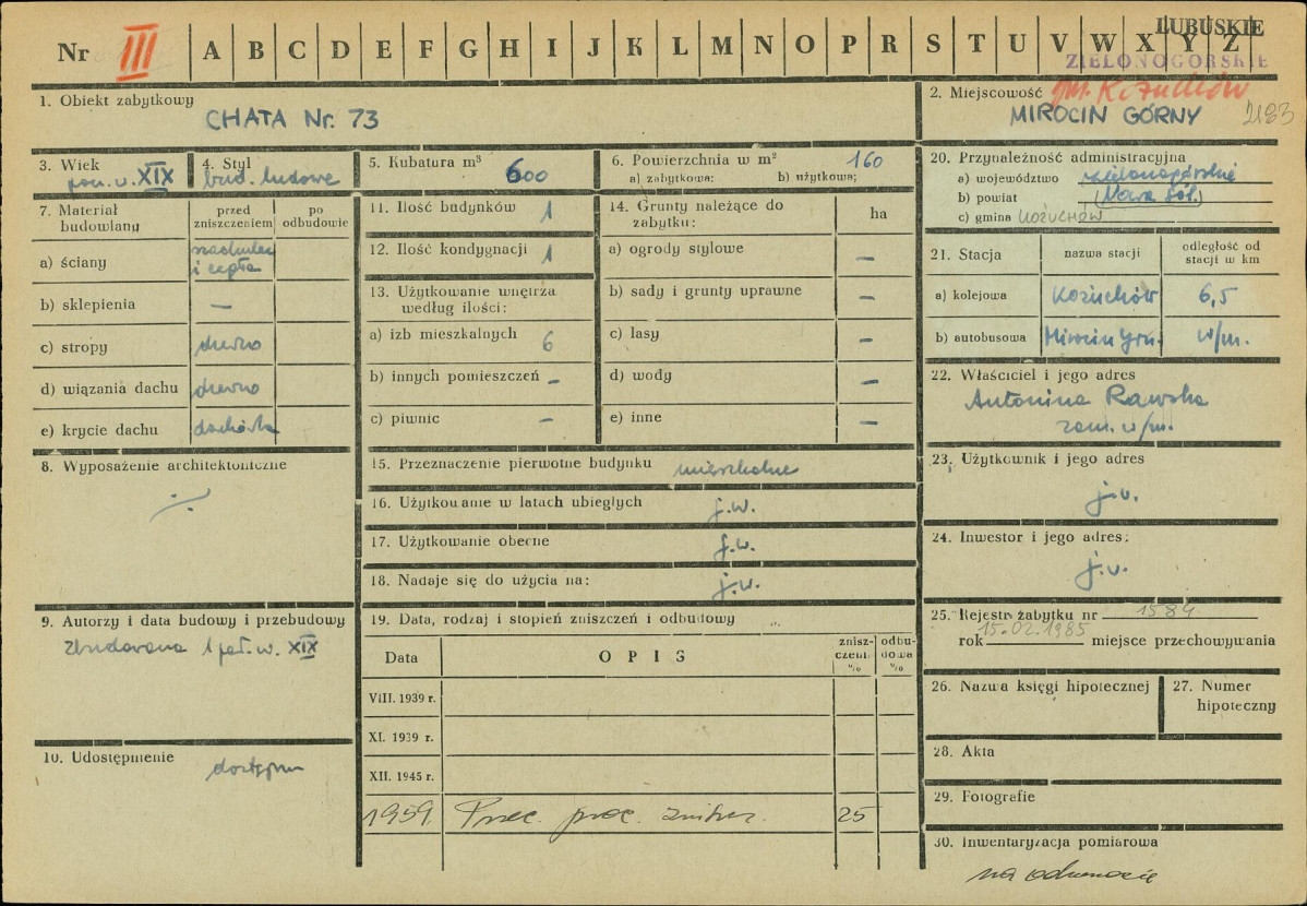 Karta zielona, skan nr 1