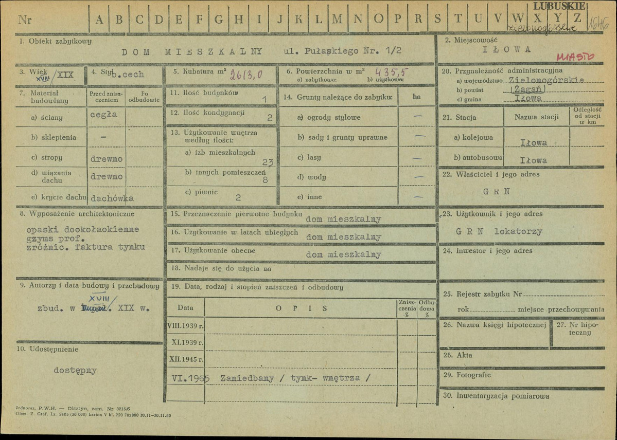 Karta zielona, skan nr 1