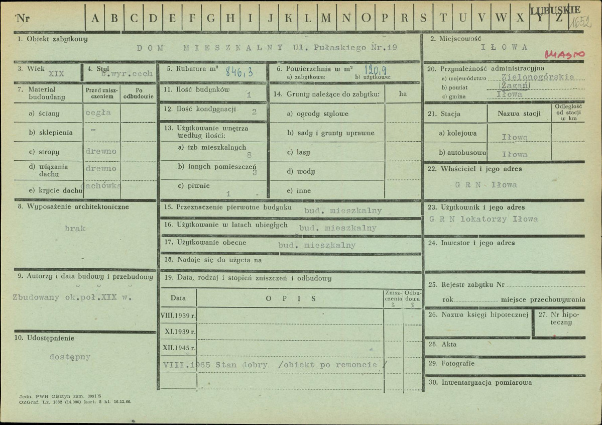 Karta zielona, skan nr 1