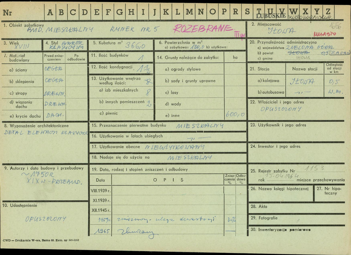 KZ - Karta zielona, skan nr 1