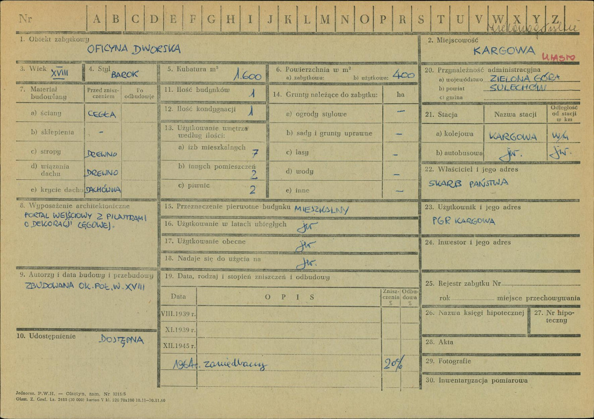 Karta zielona, skan nr 1