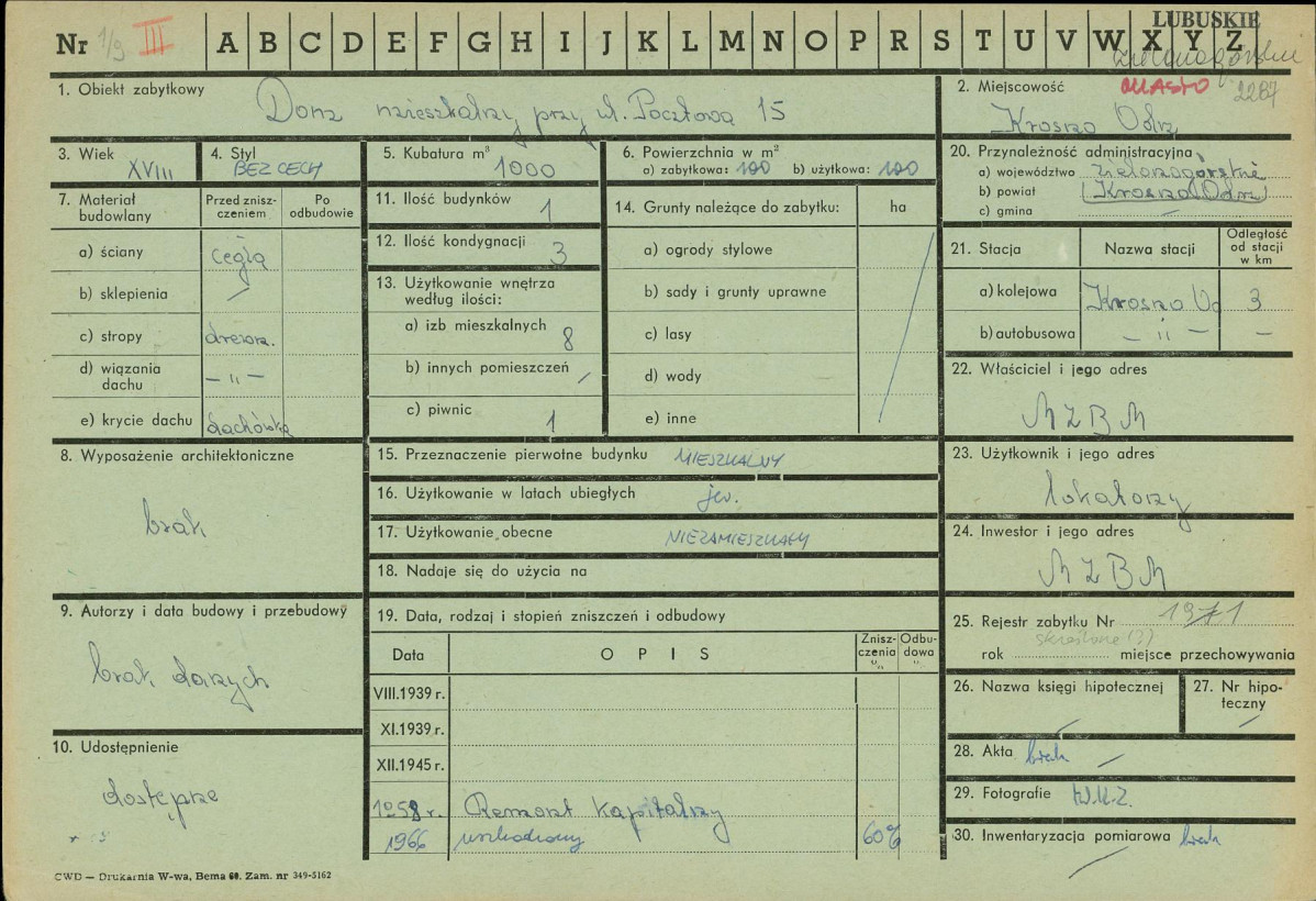 Karta zielona, skan nr 1