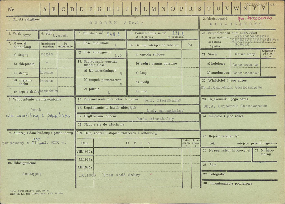 Karta zielona, skan nr 1