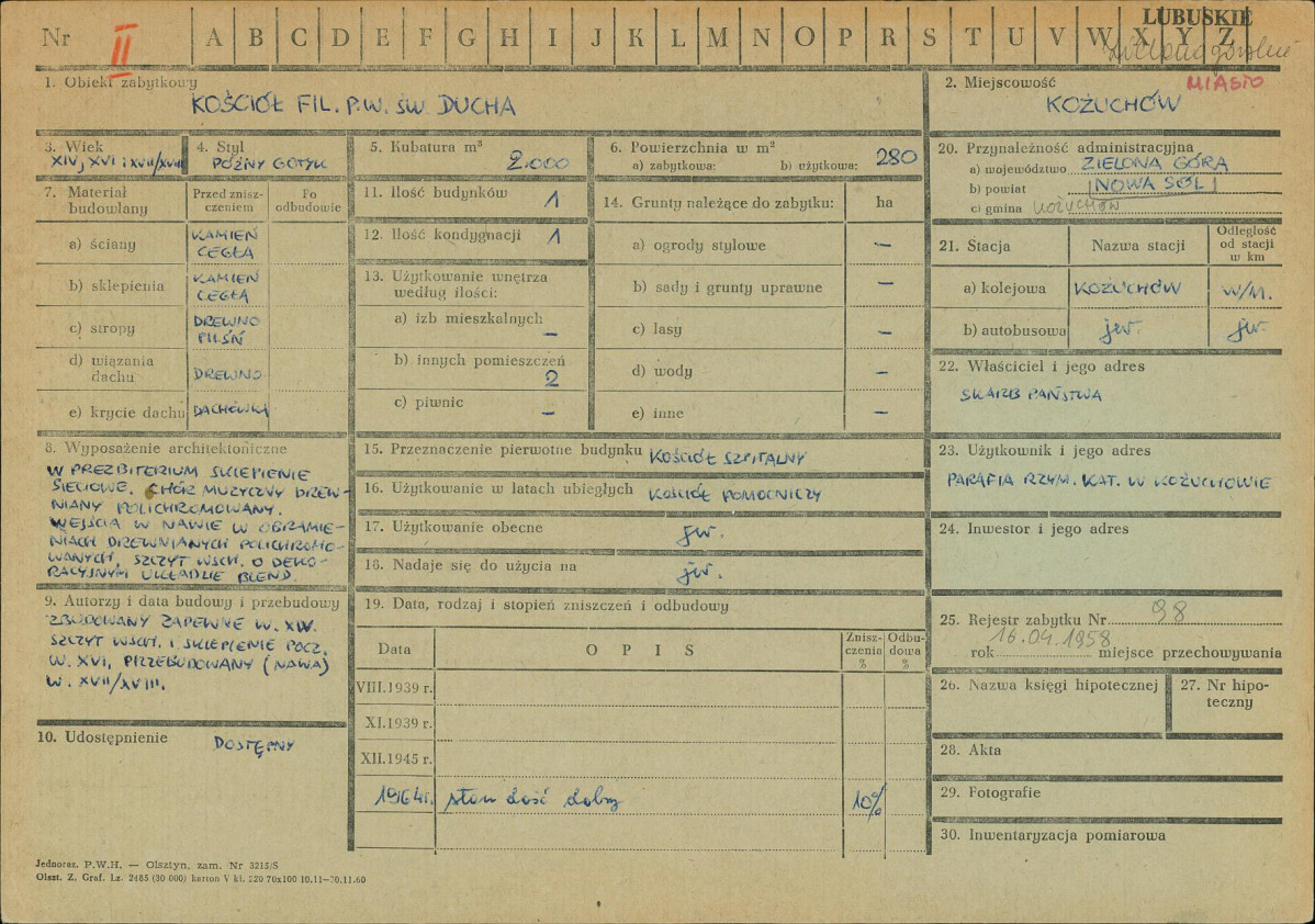 Karta zielona, skan nr 1