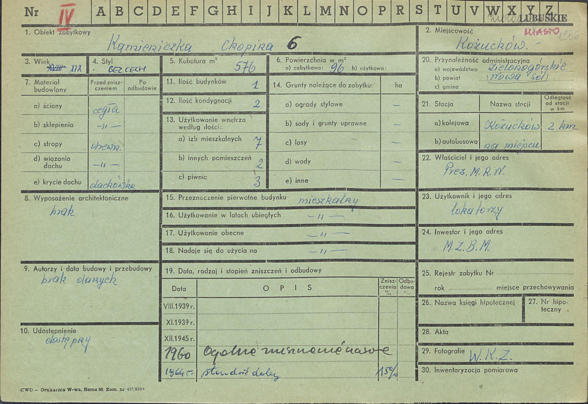 Karta zielona, skan nr 1