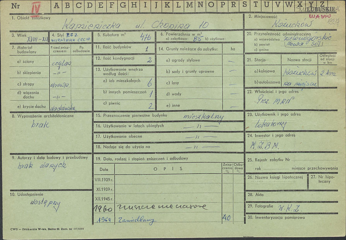 Karta zielona, skan nr 1