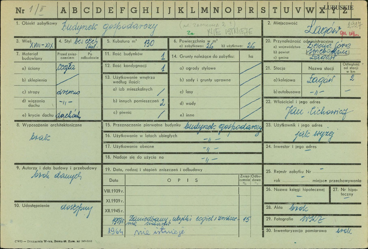 Karta zielona, skan nr 1