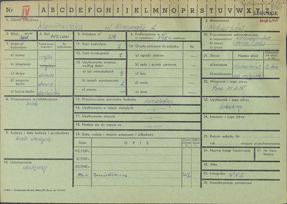 Karta zielona, skan nr 1