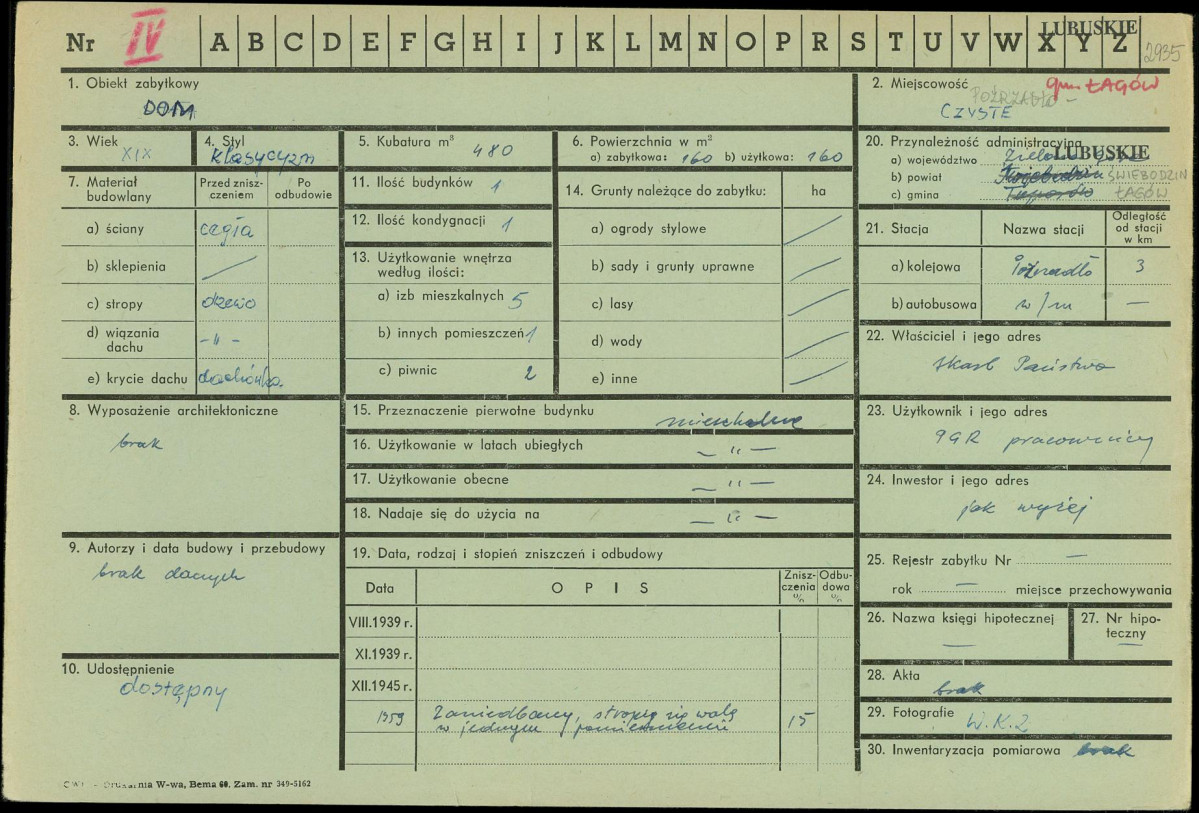 KZ - Karta zielona, skan nr 1