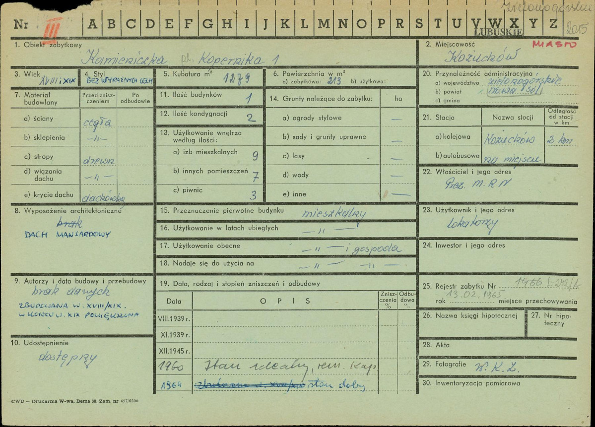 Karta zielona, skan nr 1