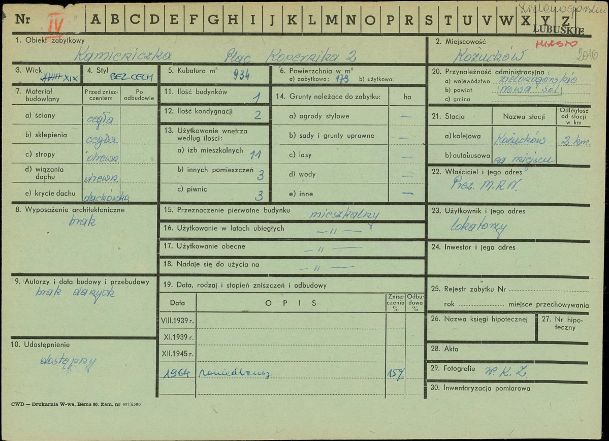 Karta zielona, skan nr 1