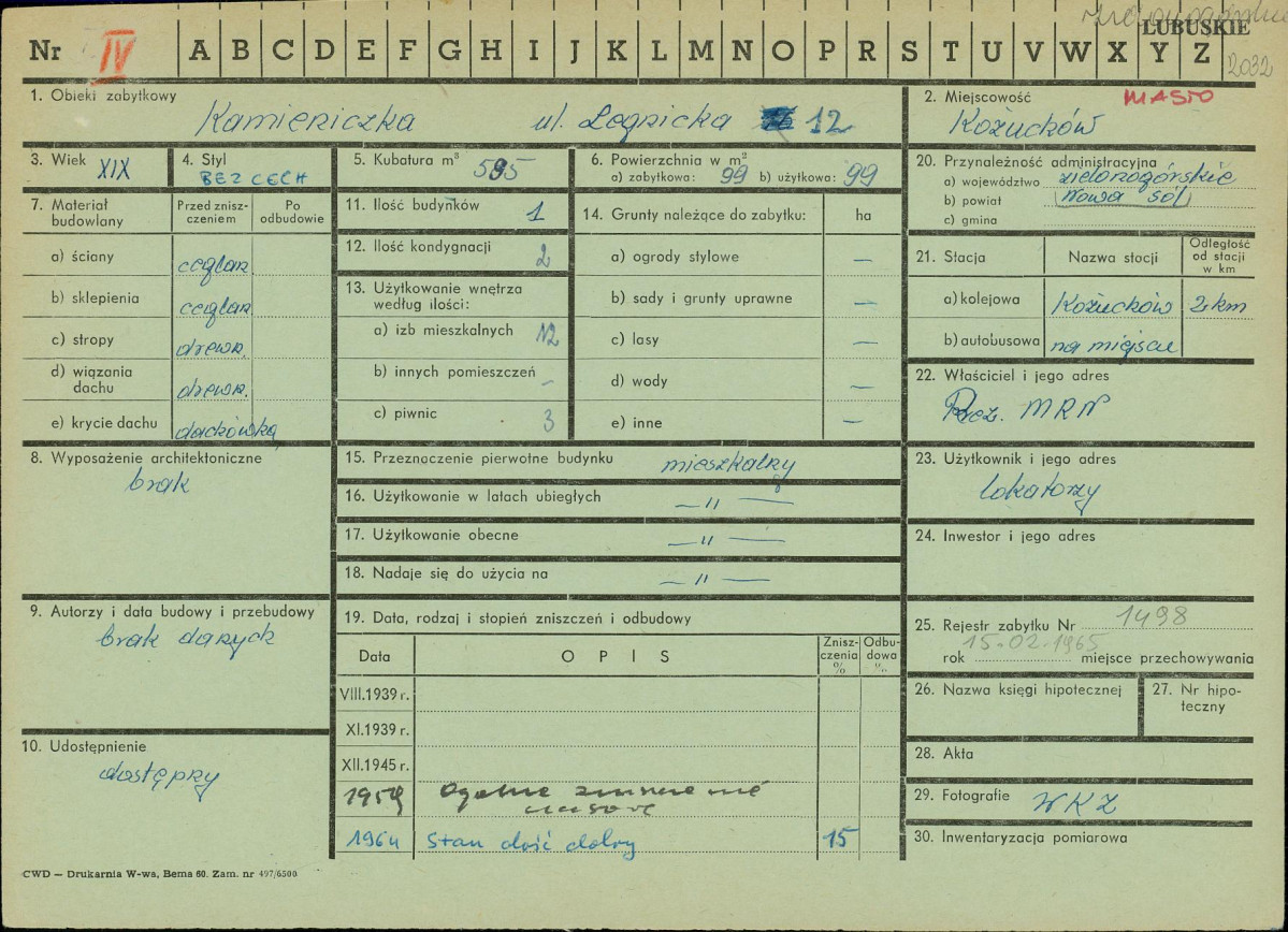 Karta zielona, skan nr 1