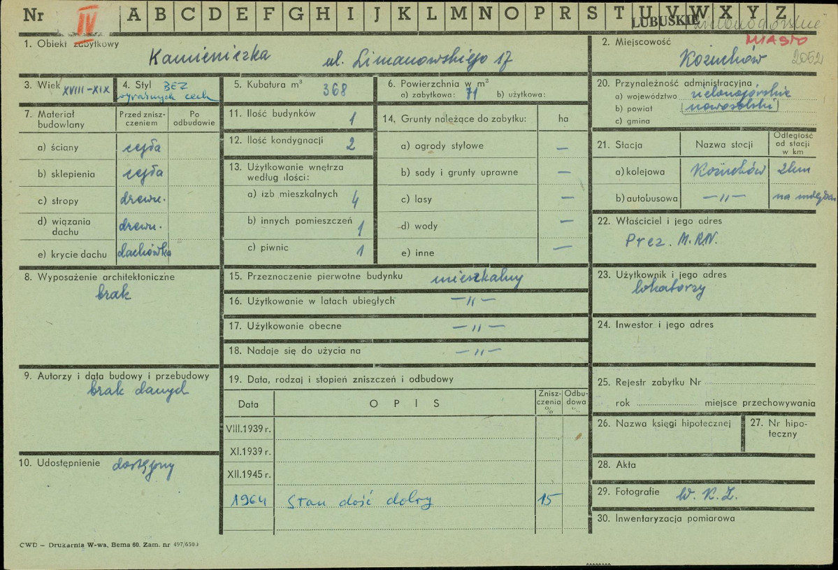 Karta zielona, skan nr 1