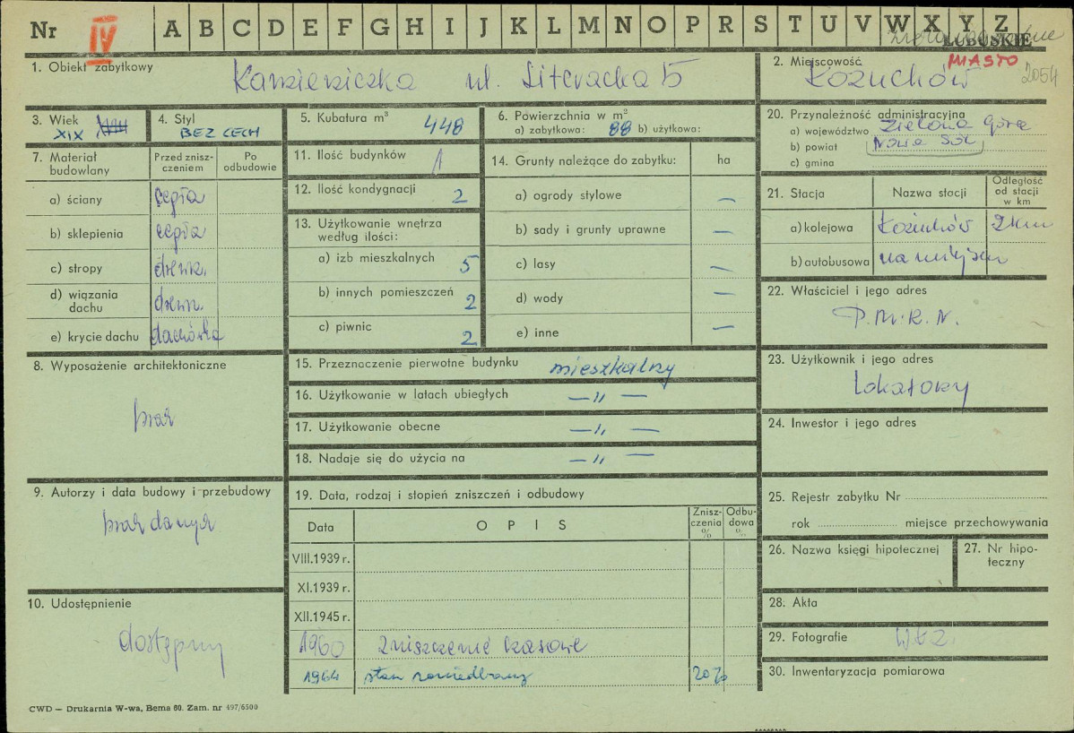 Karta zielona, skan nr 1