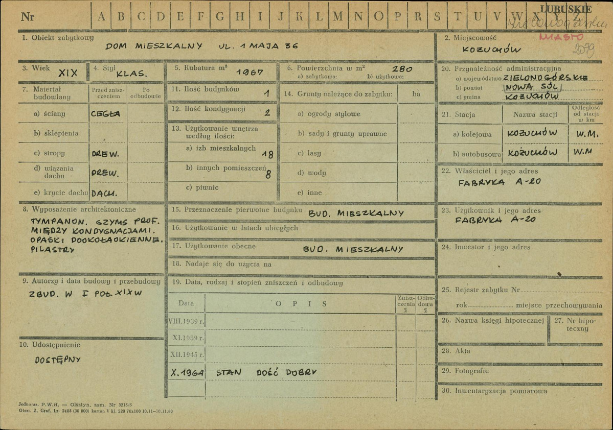 Karta zielona, skan nr 1