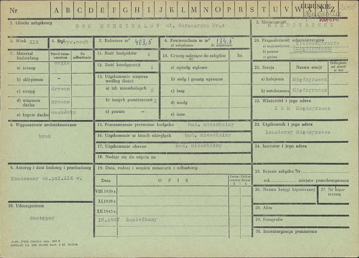 Karta zielona, skan nr 1