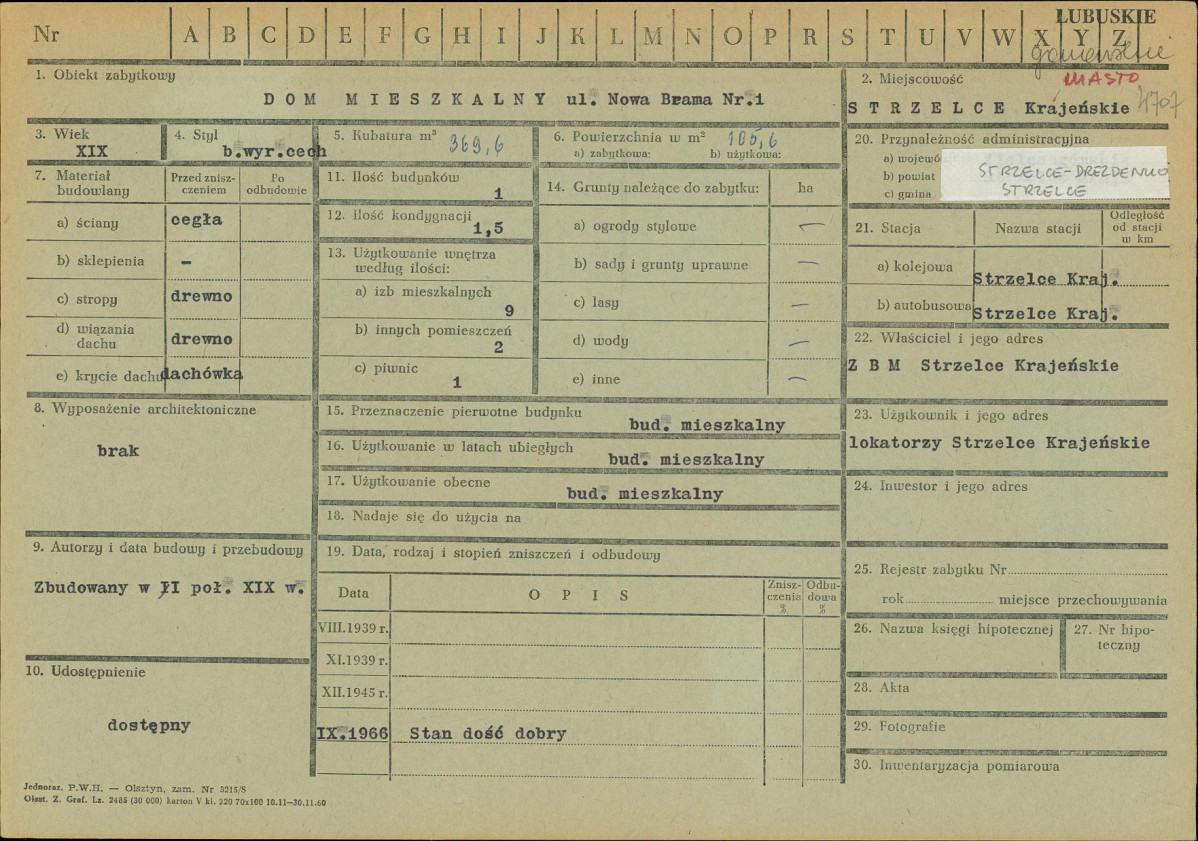 Karta zielona, skan nr 1