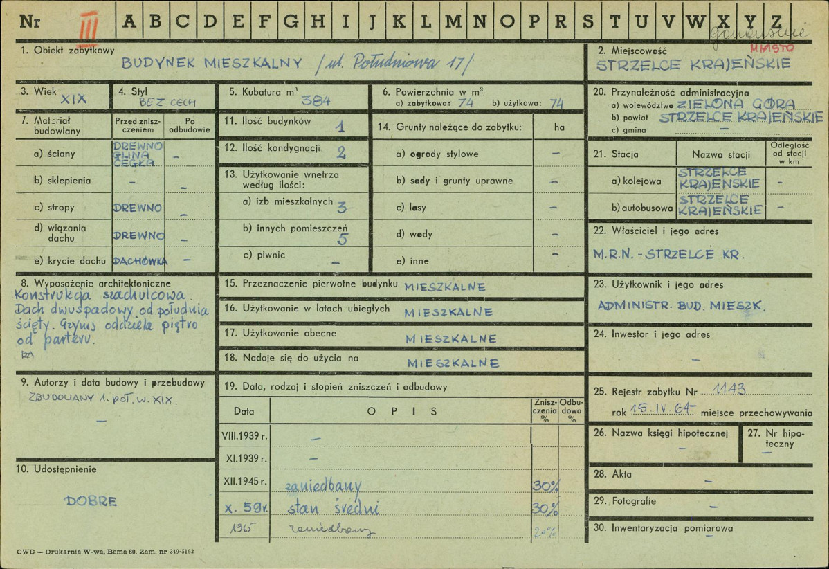 Karta zielona, skan nr 1